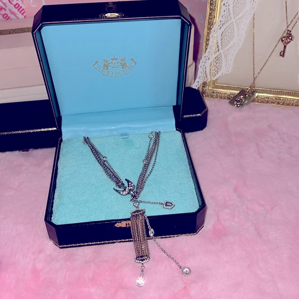 RARE HTF Vintage multi chain sparrow Juicy Couture necklace. - Picture 3 of 8